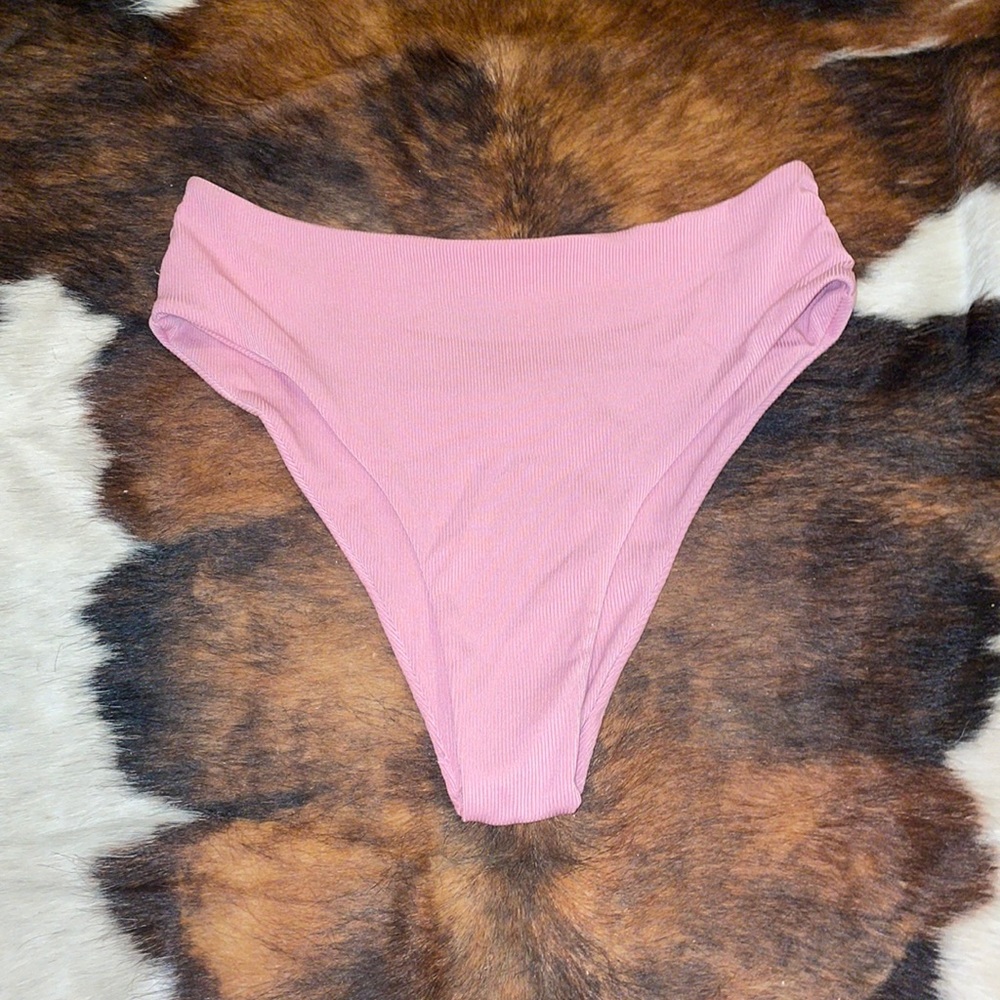 large pink zaful bikini bottoms